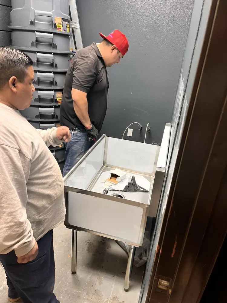 Commercial plumbing and sink installation in Azusa-Cameron