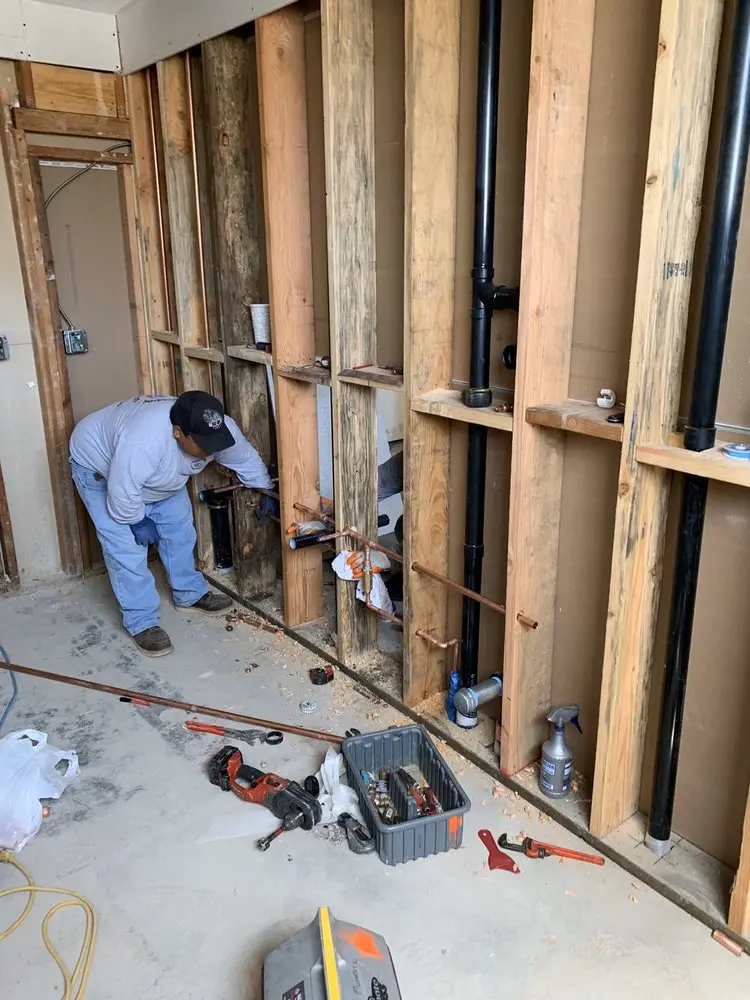 Commercial rough-in plumbing for Water Heater Replacement in Azusa-Cameron